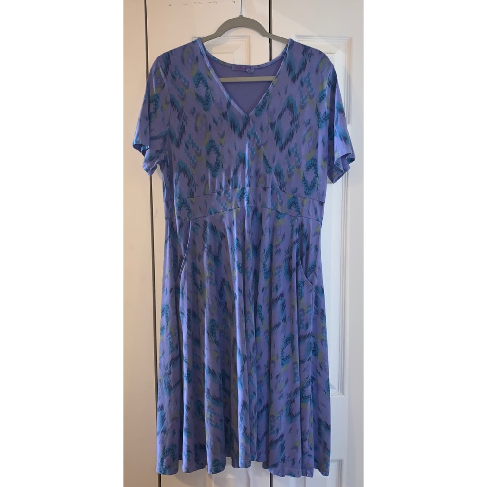 Fresh Produce Stretchy Jersey Dress W/ Pockets!